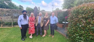 Our Commercial Property Team (from L to R): Sat Bhandal, Elizabeth Williams, Christopher Houghton, Lauren Smith and James Williams. 