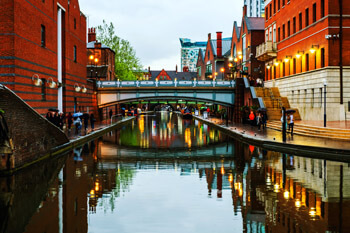 Solicitors in Birmingham, Birmingham Canal near Birmingham Arena